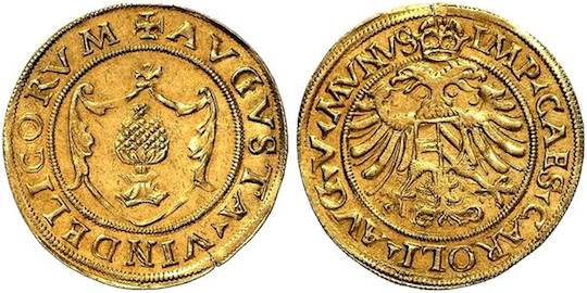 Augsburg, Reichsstadt, Goldgulden o. J. (1519-1556)