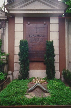 Elias Holls Grab auf dem Protestantischen Friedhof in Augsburg