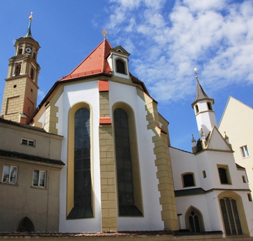 St. Anna, Ostchor mit Goldschmiedekapelle