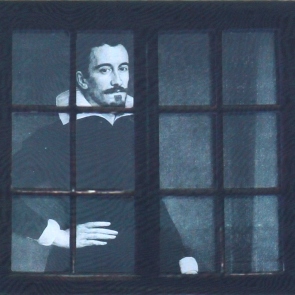 Elias Holl im Rathausfenster