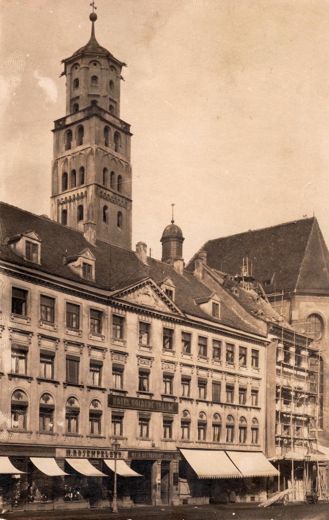 Casanova logierte im Gasthaus Goldene Traube in Augsburg